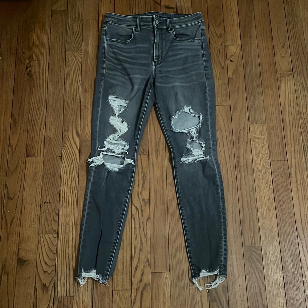 American Eagle super high rise jeggings